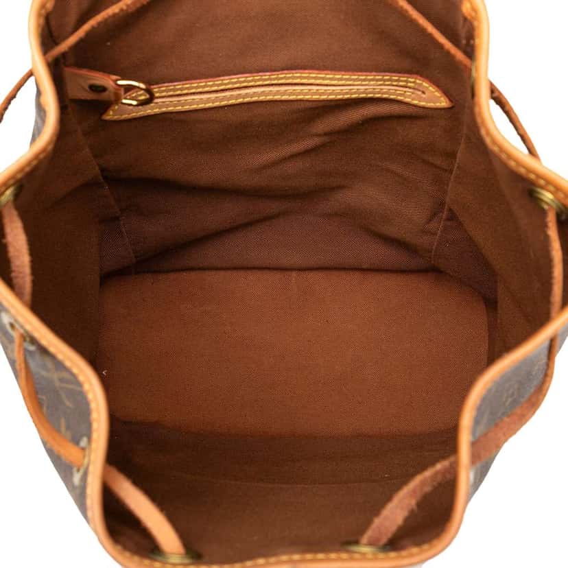 Louis Vuitton Monogram Montsouris PM Brown Good condition - Model View