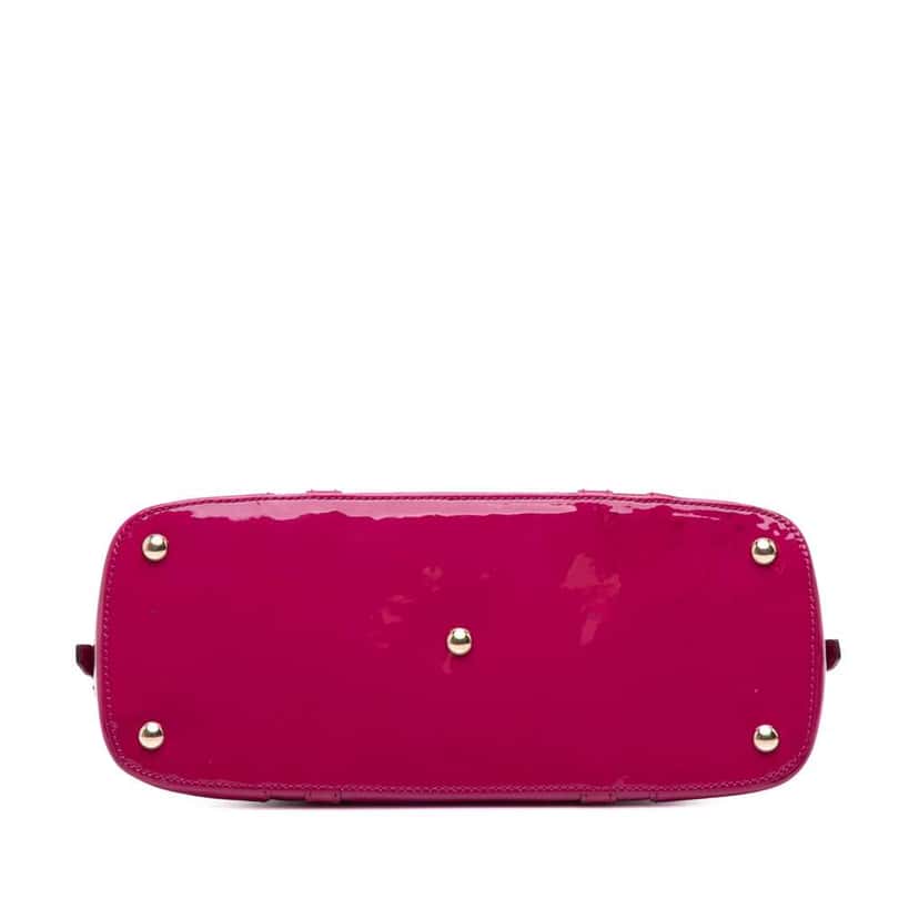 Gucci Medium Microguccissima Patent Nice Dome Satchel Pink Leather Good condition - Inside View