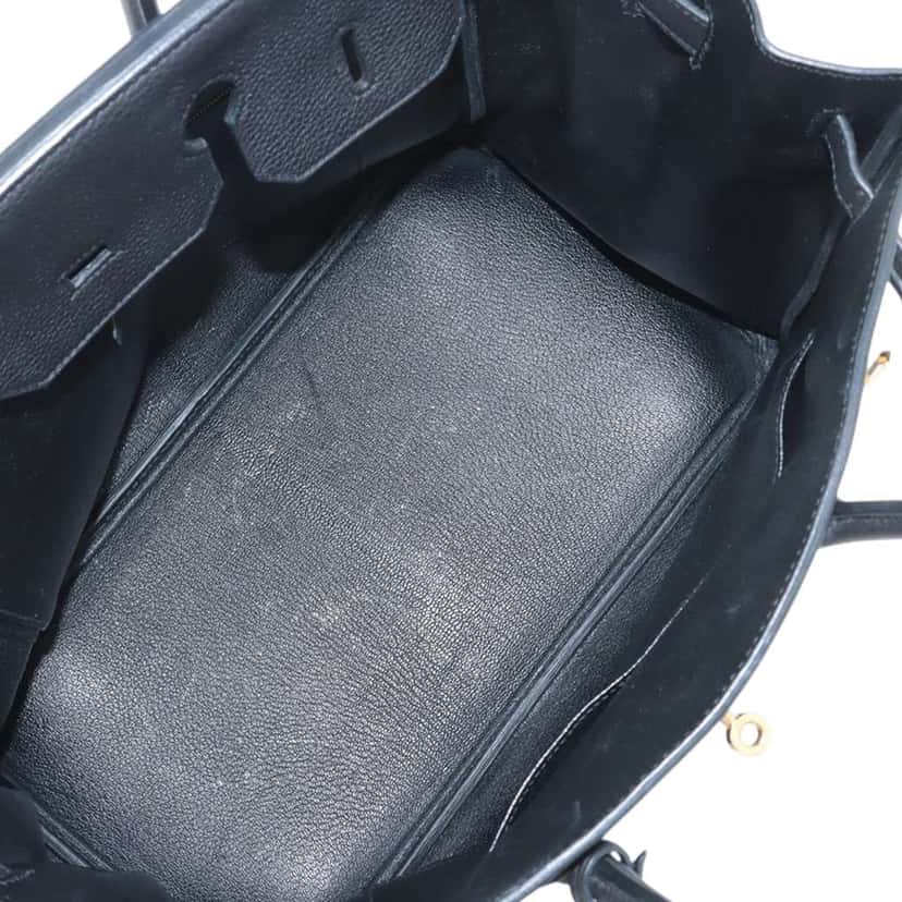 Hermès Togo Birkin Retourne 35 Black Leather Good condition - Inside View