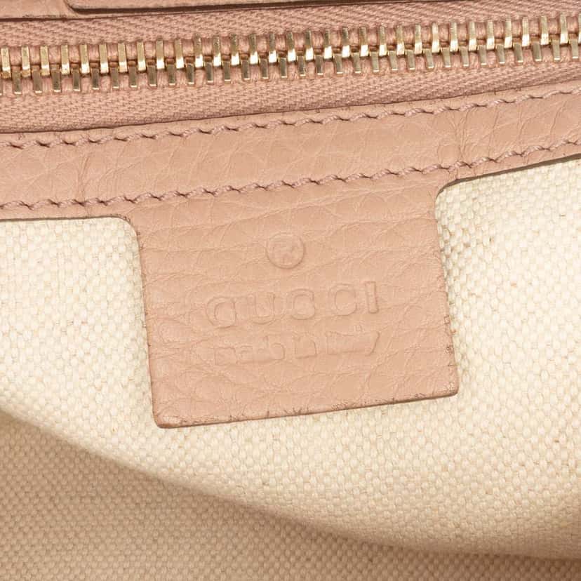 Gucci Medium Calfskin Bamboo Shopper Satchel Brown Leather Good condition - Box View