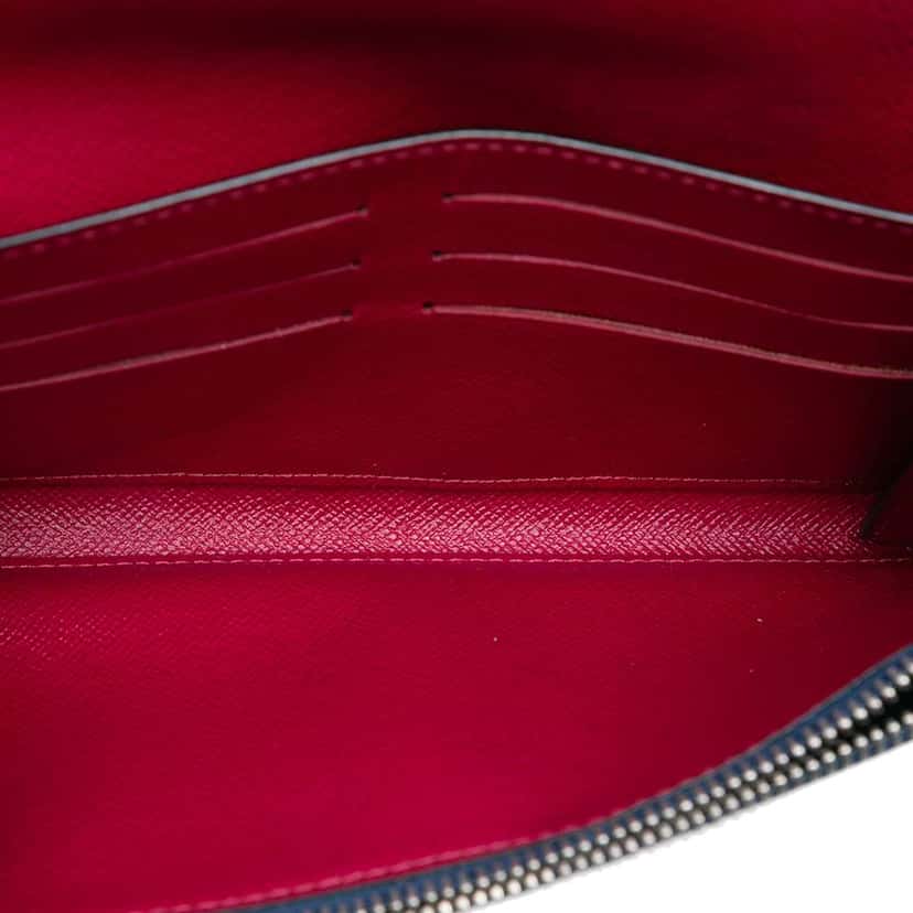 Louis Vuitton Tricolor Epi Flore Long Wallet Red Leather Good condition - Model View