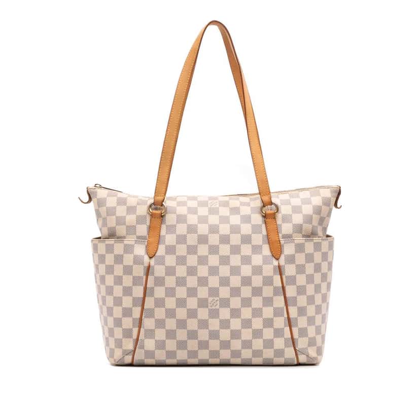Louis Vuitton Damier Azur Totally MM White Canvas Good condition - Front View