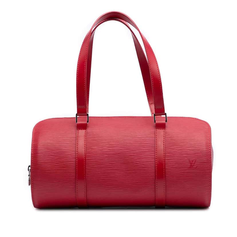Louis Vuitton Epi Soufflot Red Leather Good condition - Front View