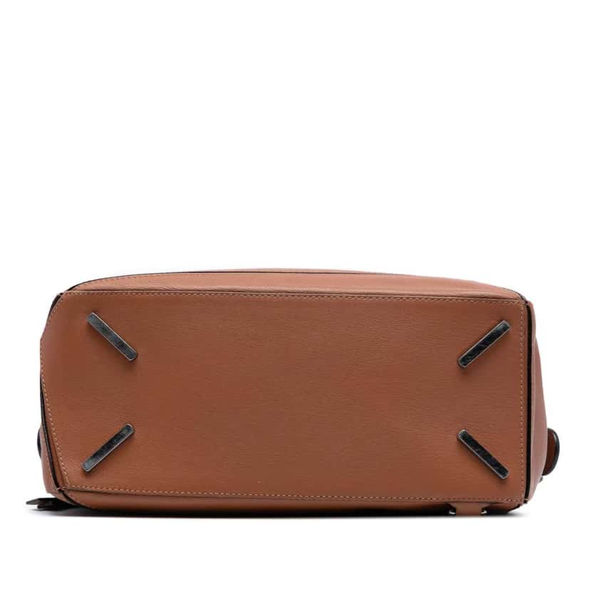 Loewe Medium Calfskin Puzzle Satchel Brown Leather Good condition - Inside View