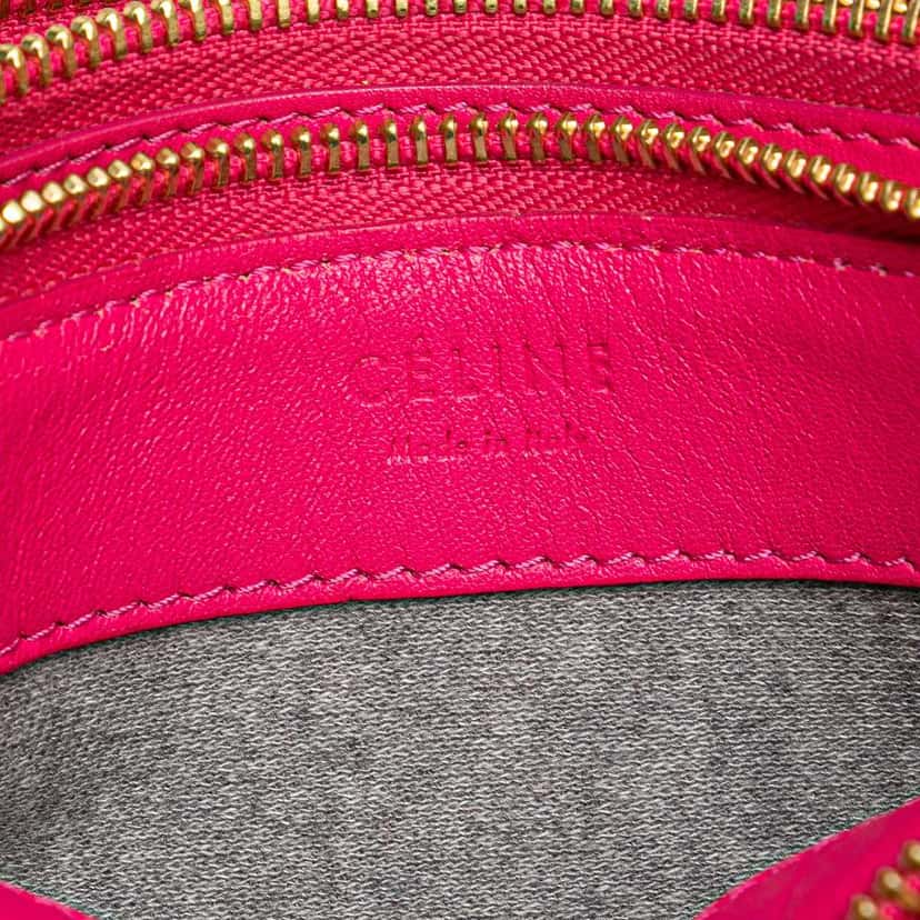 Celine Small Lambskin Trio Crossbody Pink Leather Good condition - Box View