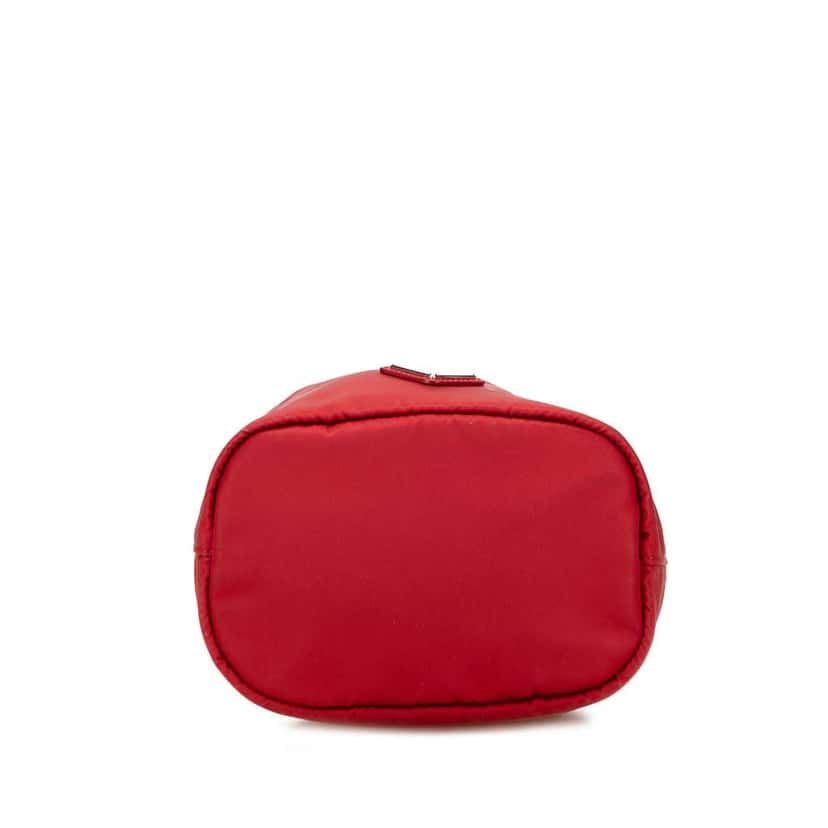 Prada Tessuto Drawstring Pouch Red Good condition - Inside View