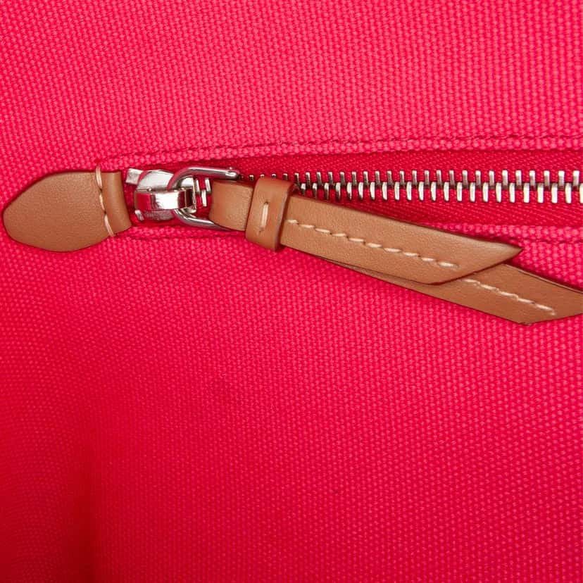 Prada Medium Canvas Canapa Logo Convertible Shopping Tote Pink Canvas Good condition - Box View