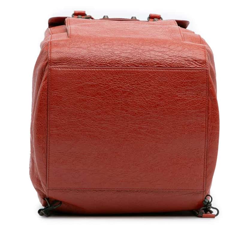 Balenciaga Lambskin Motocross Classic Traveler Convertible Backpack Red Leather Good condition - Inside View