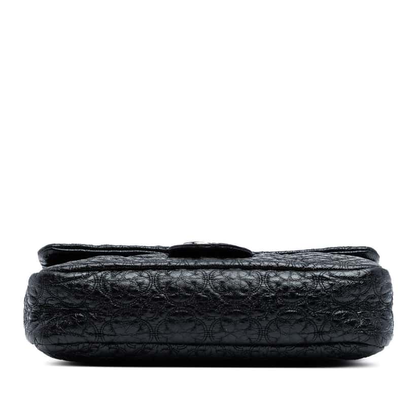 Chanel Vinyl Rock In Moscow Single Flap Black Good condition - Inside View