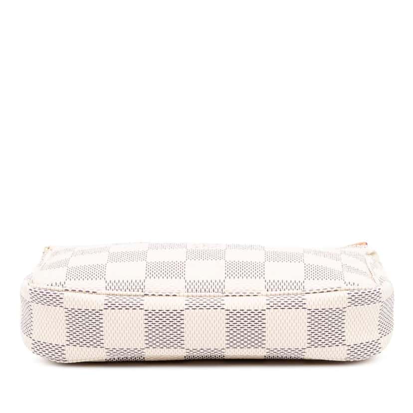 Louis Vuitton Damier Azur Mini Pochette Accessoires White Canvas Good condition - Inside View