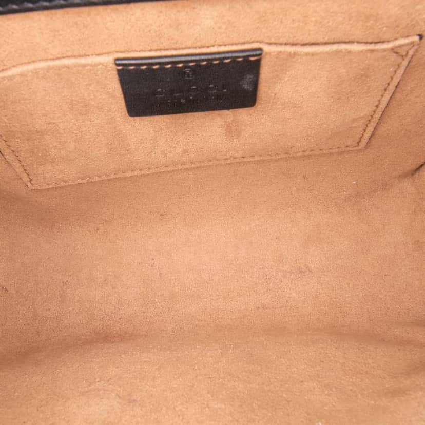 Gucci Small GG Supreme Padlock Crossbody Brown Canvas Good condition - Model View