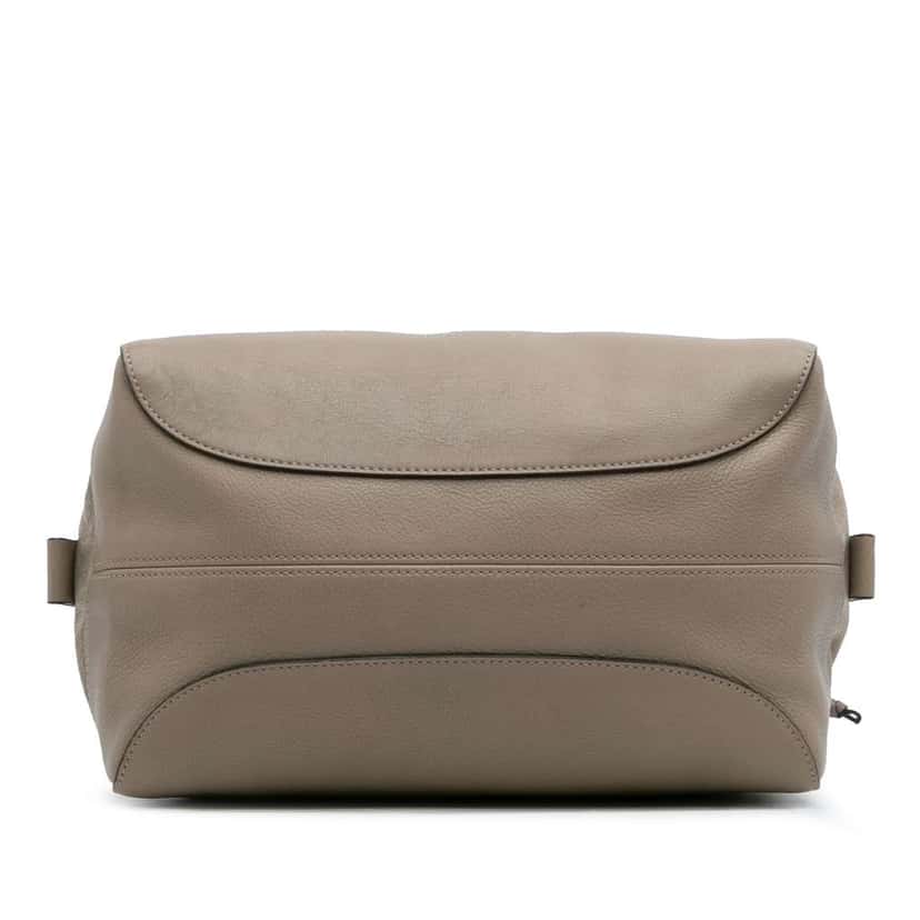 Chloé Medium Calfskin and Suede Owen Bucket Bag Brown Leather Good condition - Inside View