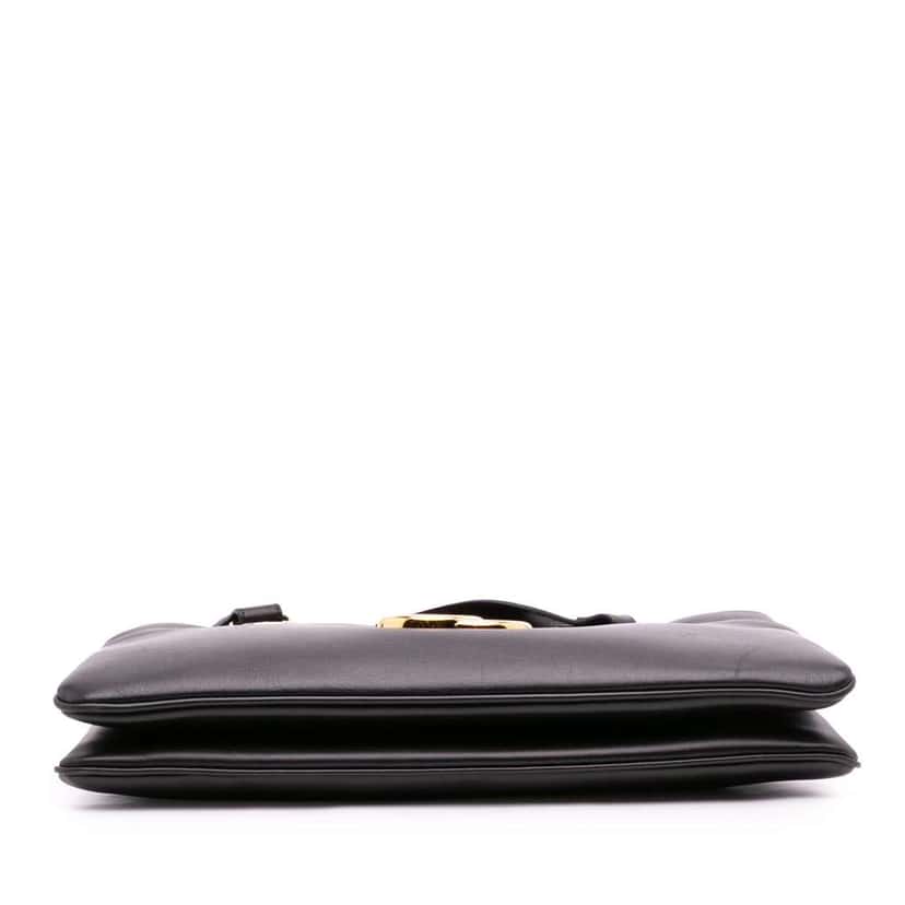 Gucci Leather Arli Shoulder Bag Black Leather Good condition - Inside View