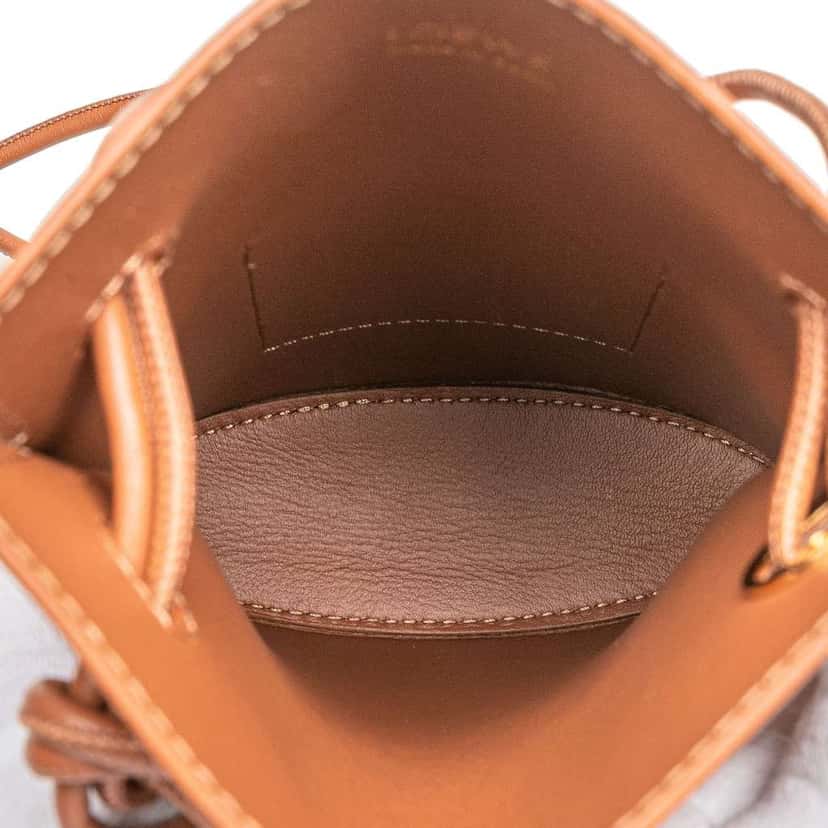 Loewe Calfskin Dice Pocket Crossbody Brown Leather Very good condition - Model View