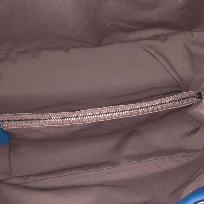 Bottega Veneta Small Nappa Intrecciato Tote Blue Leather Good condition - Model View