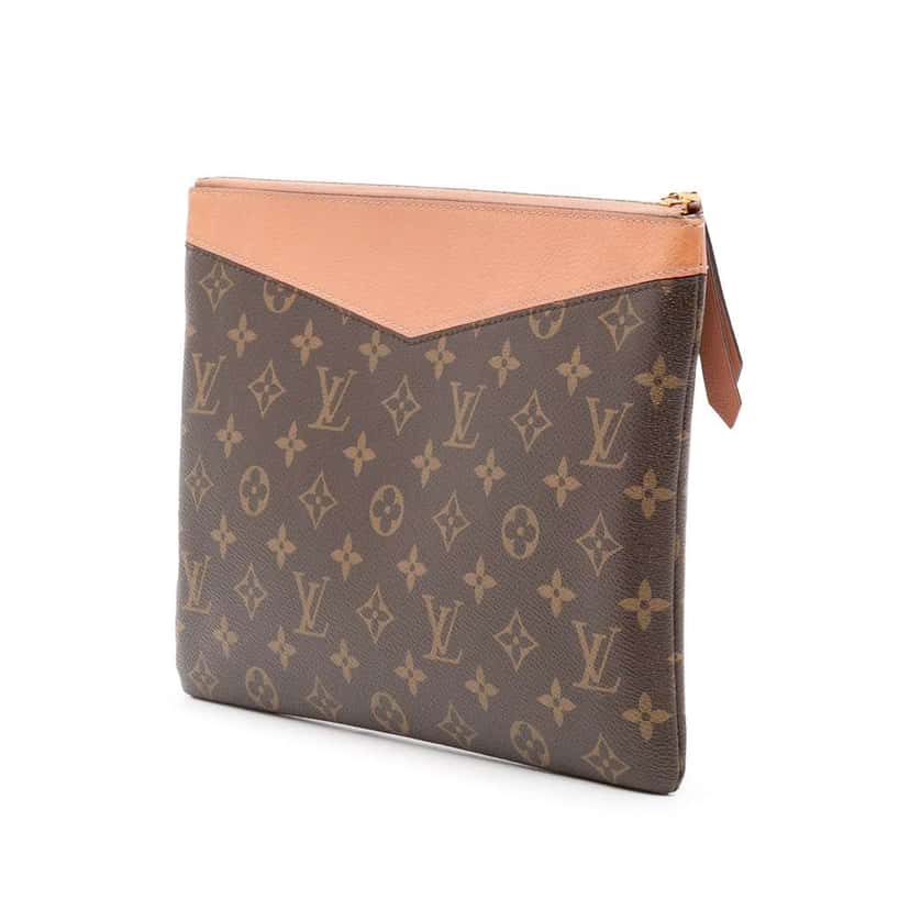 Louis Vuitton Monogram Daily Pouch Brown Canvas Good condition - Back View