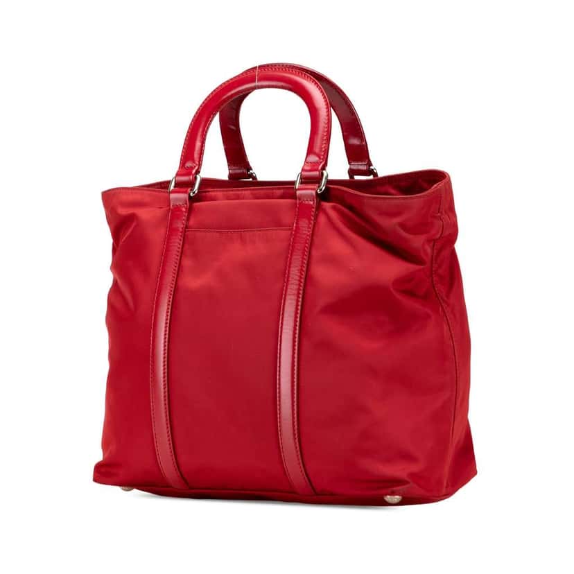 Prada Tessuto Satchel Red Good condition - Back View