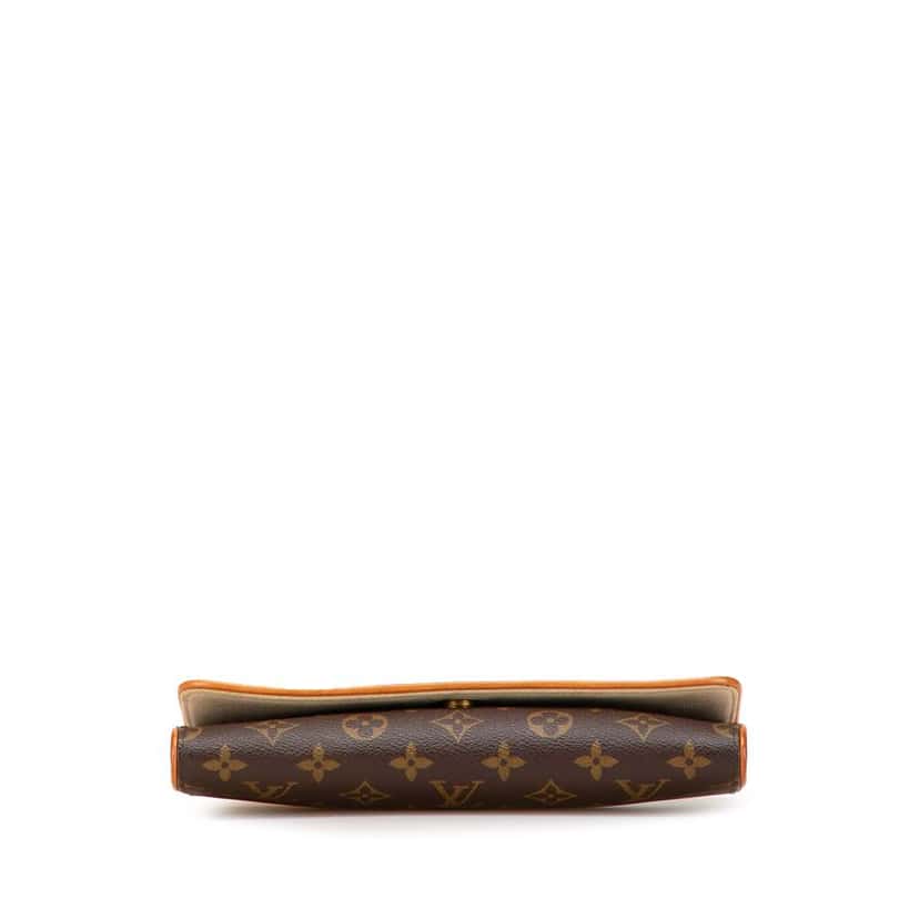 Louis Vuitton Monogram Pochette Twin GM Brown Canvas Good condition - Inside View
