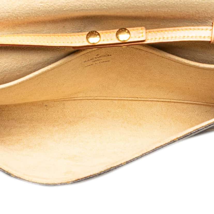 Louis Vuitton Monogram Pochette Twin GM Brown Canvas Good condition - Model View