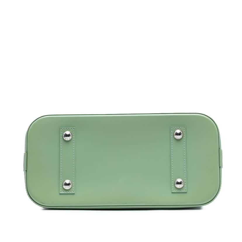 Louis Vuitton Electric Epi Alma PM Green Leather Good condition - Inside View