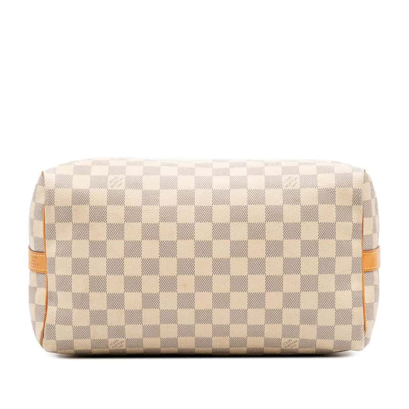 Louis Vuitton Damier Azur Speedy Bandouliere 30 White Canvas Good condition - Inside View