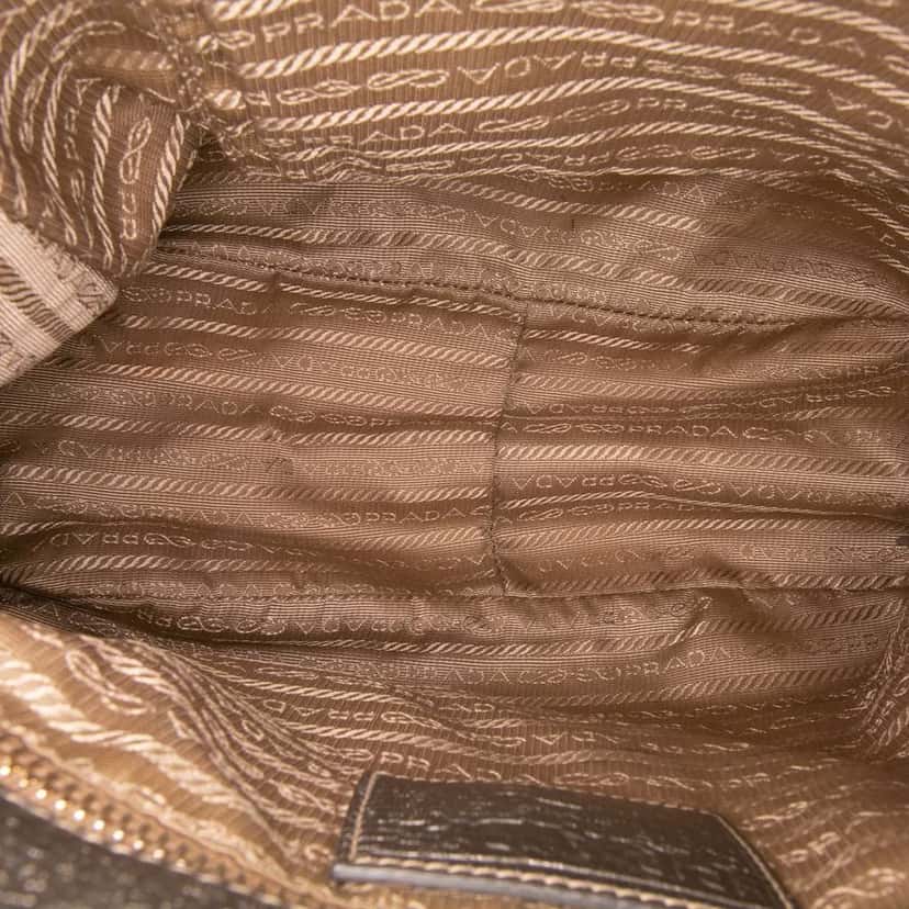 Prada Canvas Canapa Logo Tote Brown Canvas Good condition - Box View