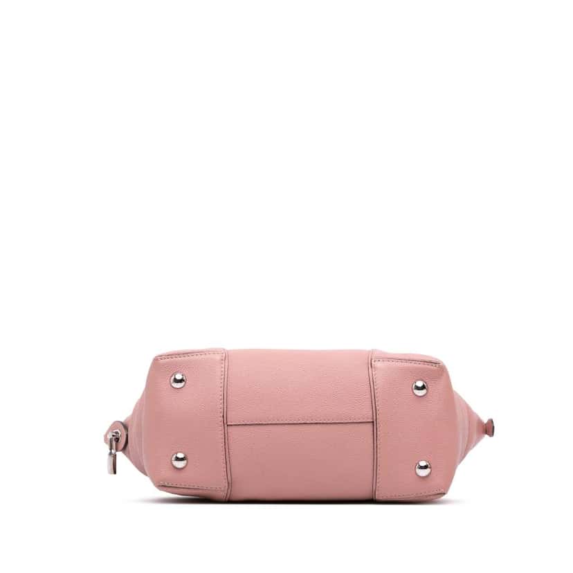 Louis Vuitton Taurillon Soft Lockit MM Pink Leather Very good condition - Inside View