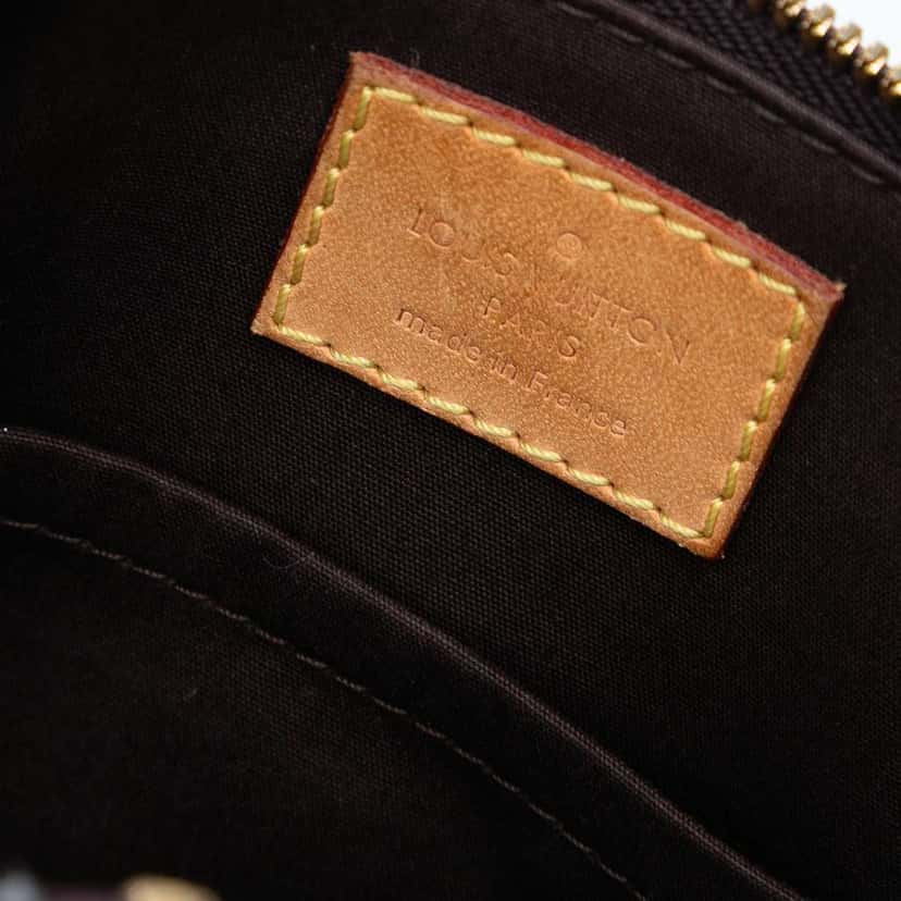 Louis Vuitton Monogram Vernis Alma BB Purple Leather Good condition - Box View