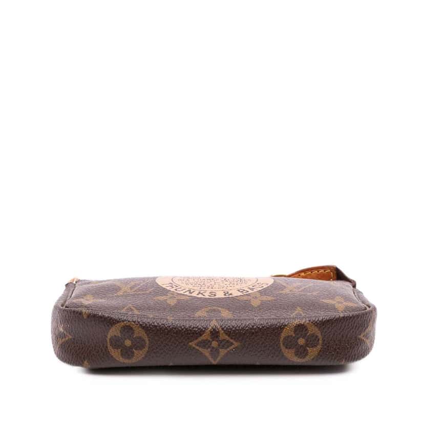 Louis Vuitton Monogram Trunks and Bags Mini Pochette Accessoires Brown Canvas Good condition - Inside View