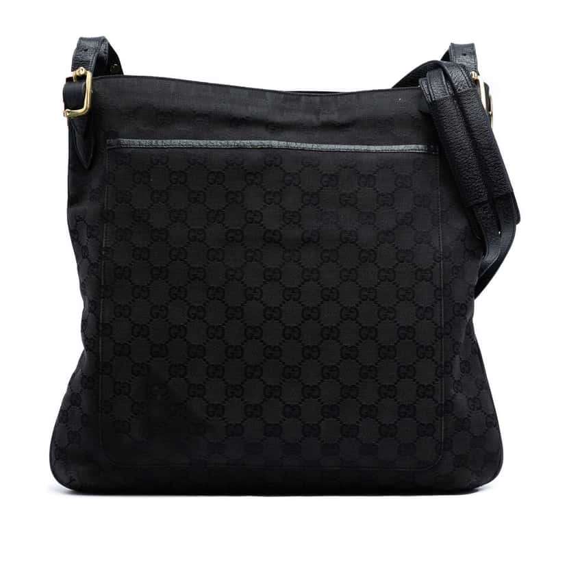 Gucci GG Canvas Crossbody Black Canvas Good condition - Front View