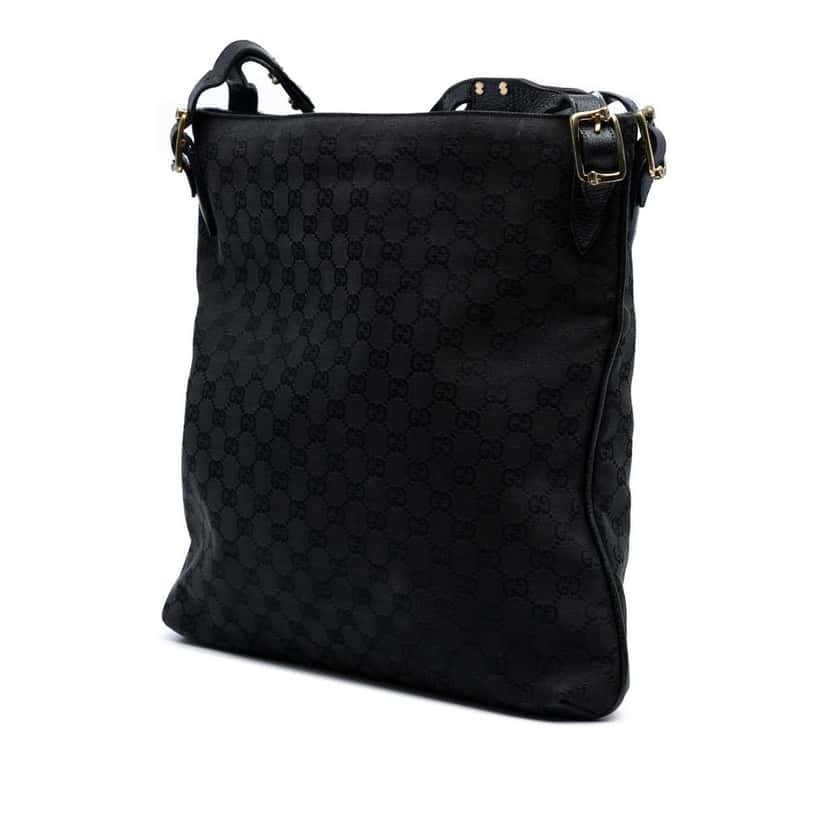 Gucci GG Canvas Crossbody Black Canvas Good condition - Back View