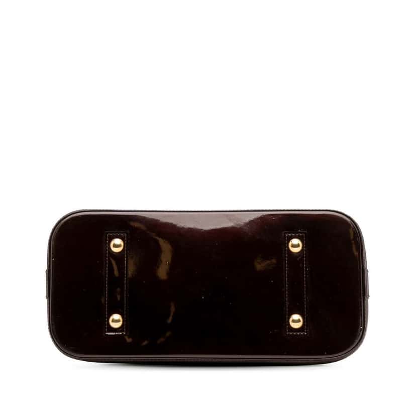 Louis Vuitton Monogram Vernis Alma MM Purple Leather Good condition - Inside View