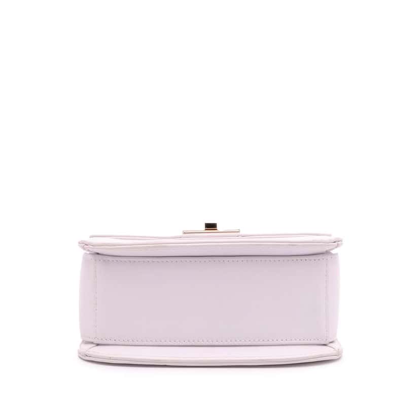 Valentino Small Leather VLTN Chain Crossbody White Leather Good condition - Inside View