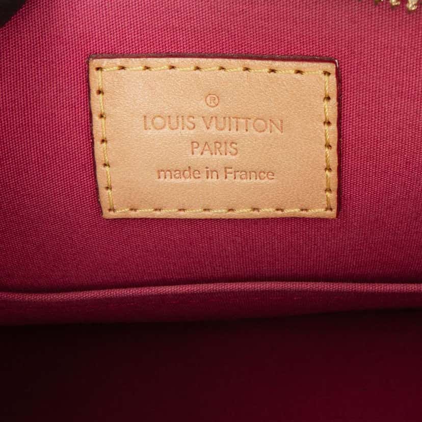 Louis Vuitton Monogram Vernis Alma BB Pink Leather Good condition - Box View