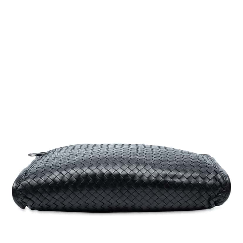 Bottega Veneta Nappa Intrecciato Business Bag Black Leather Good condition - Inside View