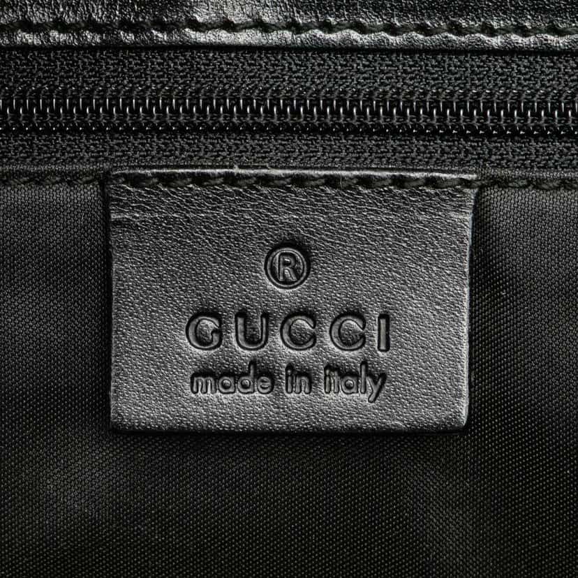 Gucci GG Canvas Jackie Handbag Blue Canvas Good condition - Box View