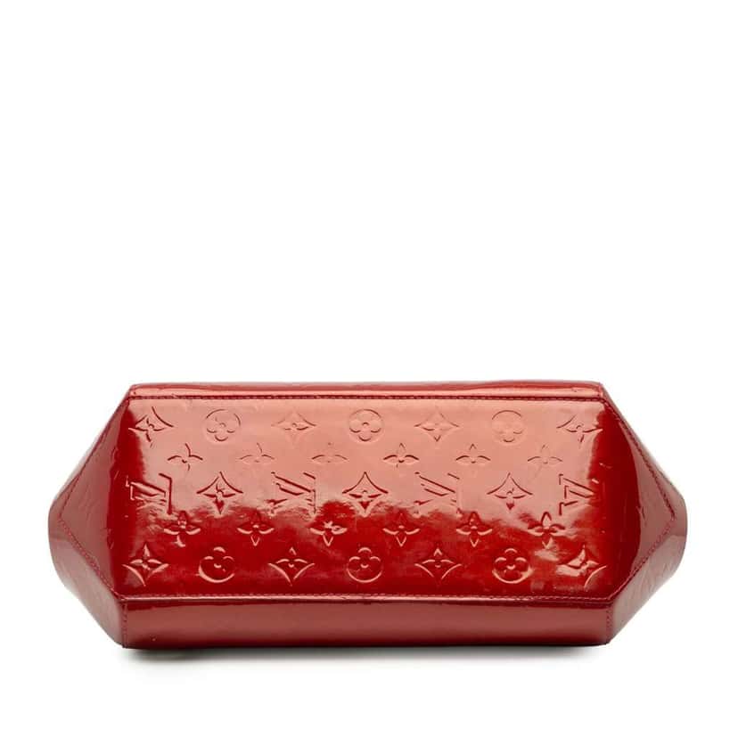 Louis Vuitton Monogram Vernis Sherwood PM Red Leather Good condition - Inside View