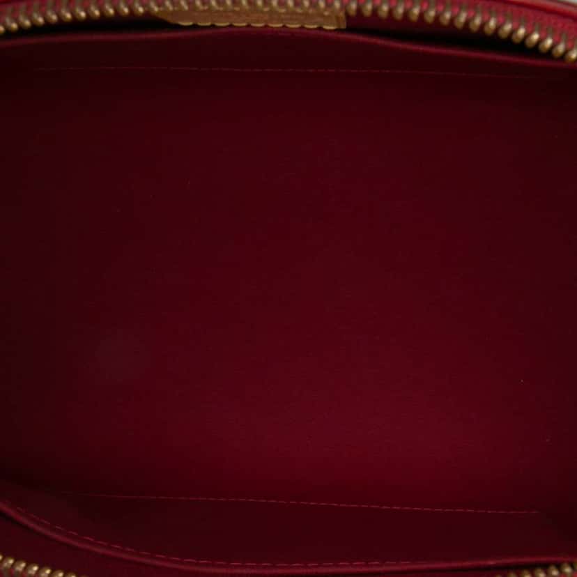 Louis Vuitton Monogram Vernis Sherwood PM Red Leather Good condition - Model View