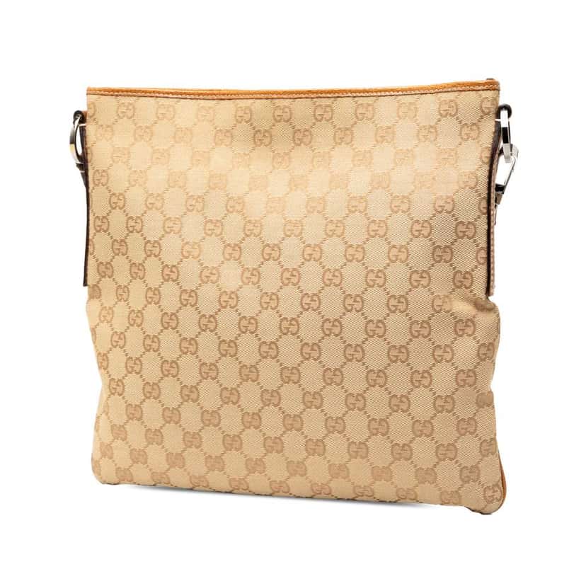 Gucci GG Canvas Crossbody Brown Canvas Good condition - Back View