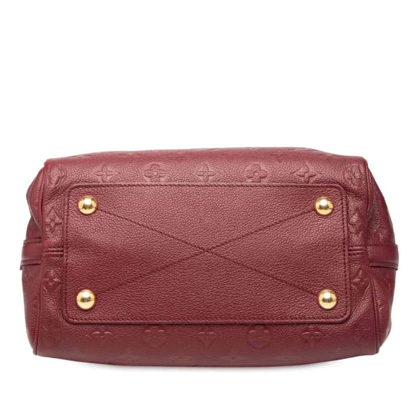 Louis Vuitton Monogram Empreinte Speedy Bandouliere 25 Red Leather Good condition - Inside View