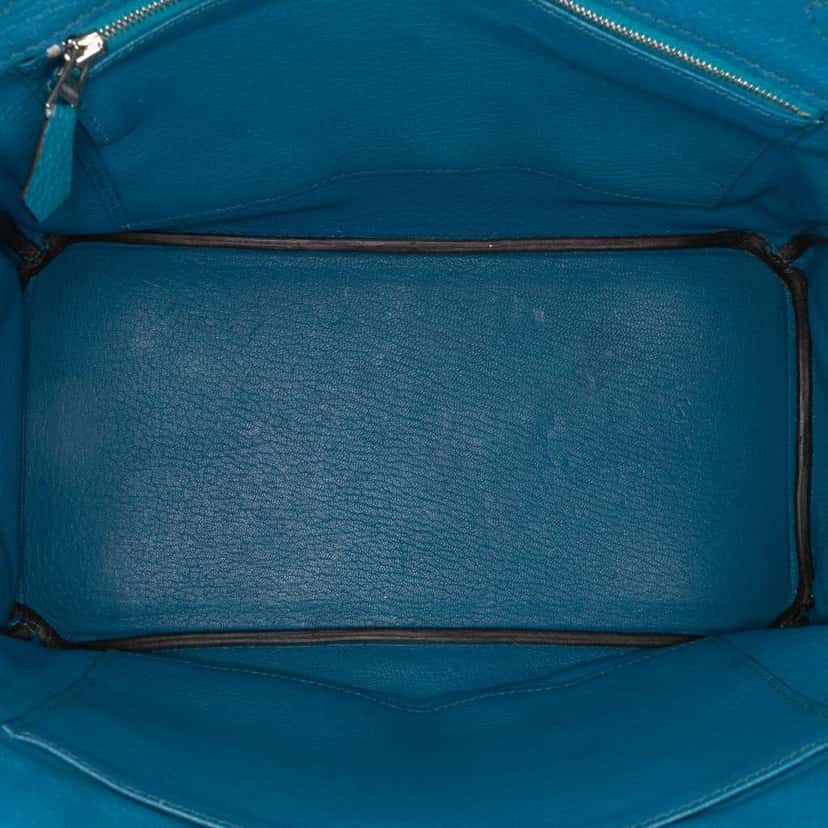 Hermès Togo Birkin Retourne 30 Blue Leather Good condition - Model View