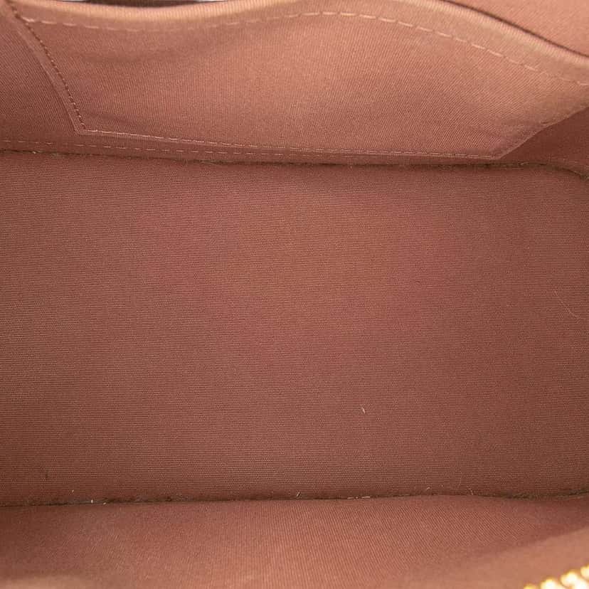 Louis Vuitton Monogram Vernis Alma BB Brown Leather Good condition - Model View