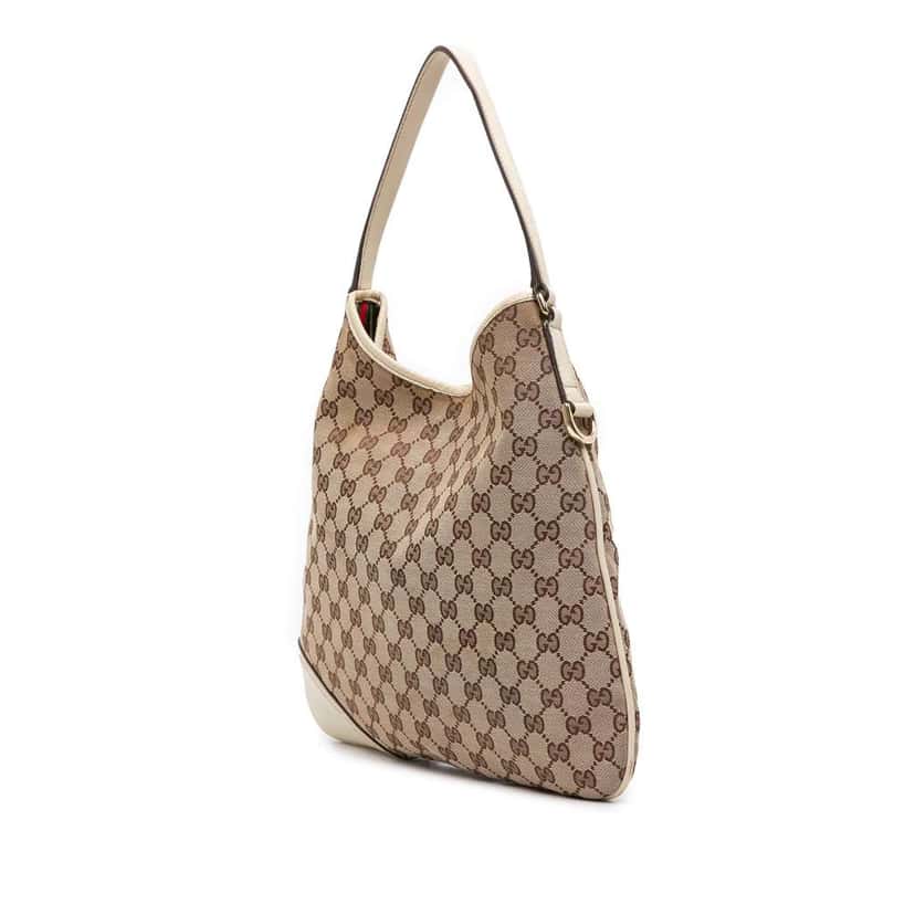 Gucci GG Canvas New Britt Hobo Brown Canvas Good condition - Back View