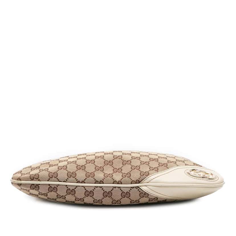 Gucci GG Canvas New Britt Hobo Brown Canvas Good condition - Inside View