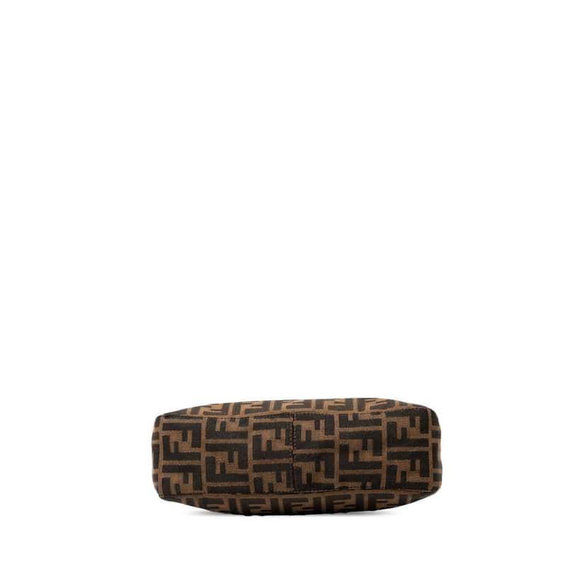 Fendi Zucca Canvas Shoulder Bag Brown Canvas Good condition - Inside View