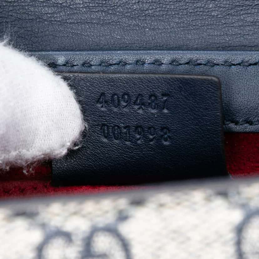 Gucci Small GG Supreme Padlock Crossbody Brown Canvas Good condition - Box View