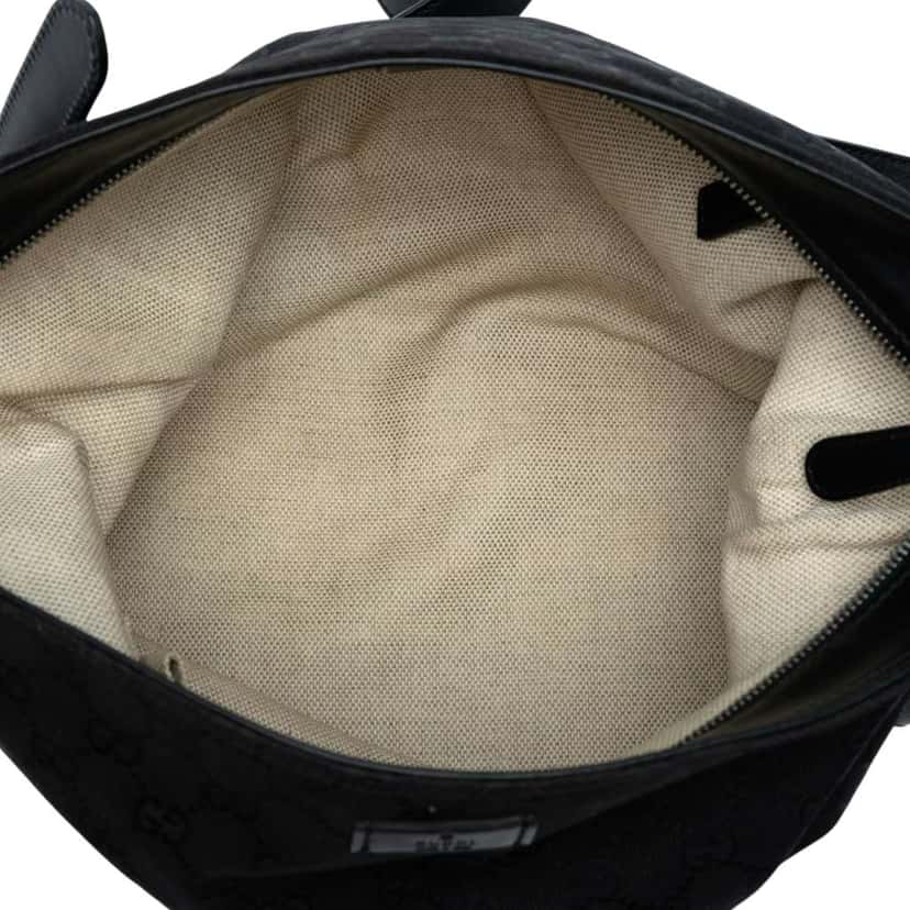 Gucci GG Canvas Web Crossbody Black Canvas Good condition - Model View