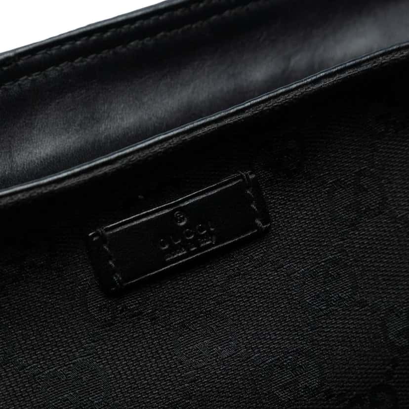 Gucci GG Canvas Web Crossbody Black Canvas Good condition - Box View