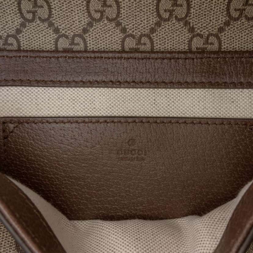Gucci GG Supreme Ophidia Pochette Crossbody Brown Canvas Good condition - Box View