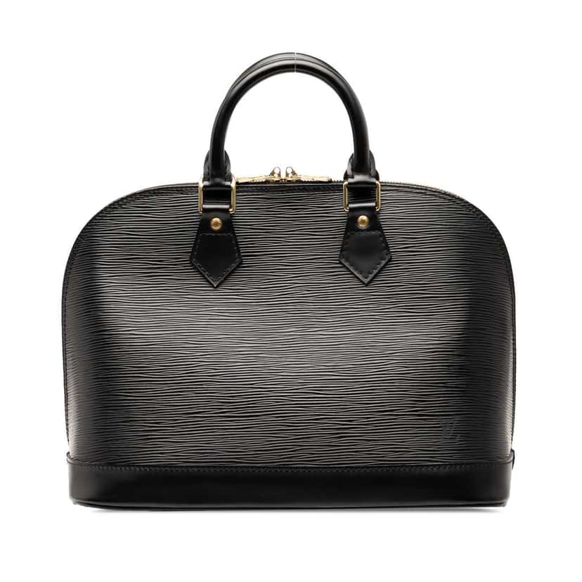 Louis Vuitton Epi Alma PM Black Leather Good condition - Front View